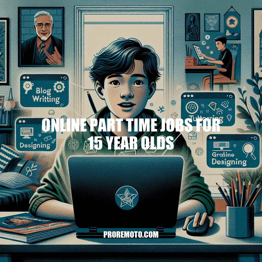 Best Online Part Time Jobs for 15 Year Olds